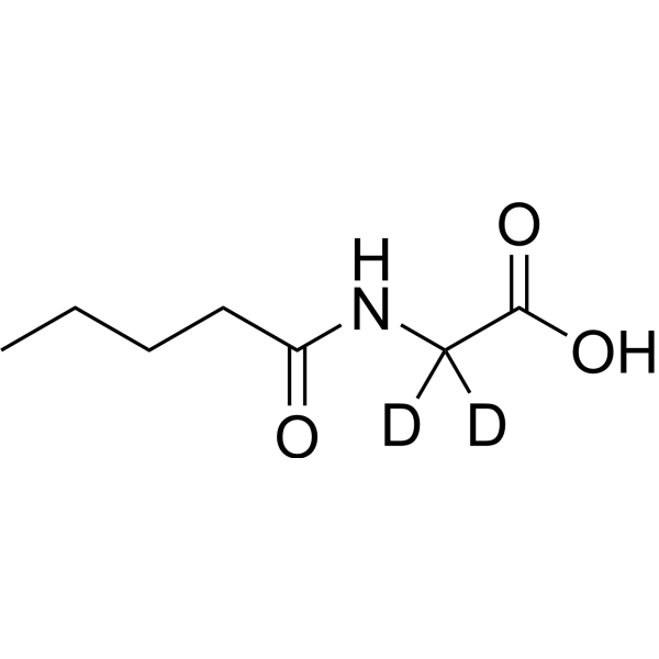 N-Valerylglycine-d2 Chemical Structure