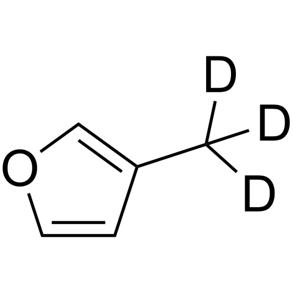 3-Methylfuran-d3 化学構造