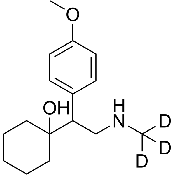 N-Desmethyl venlafaxine-d3 Chemische Struktur