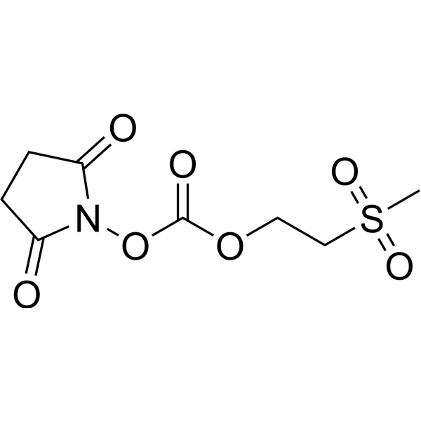 2-(Methylsulfonyl)ethyl n-succinimidyl carbonate التركيب الكيميائي