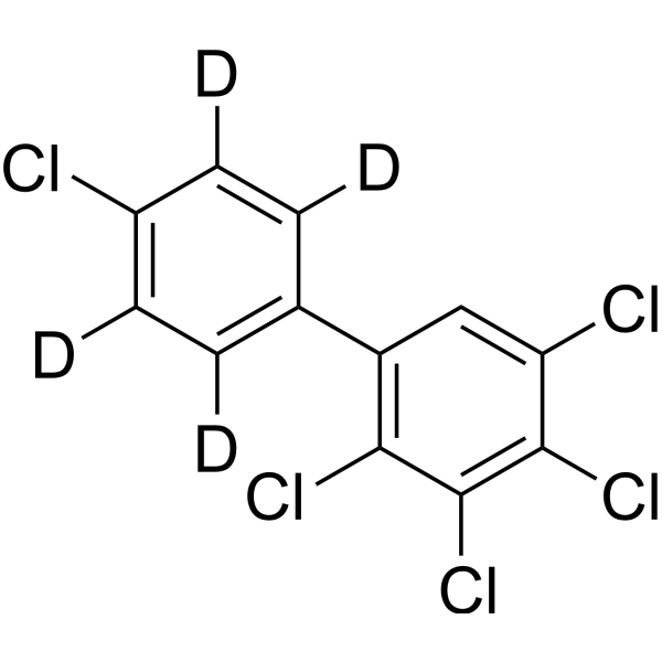 2,3,4,4',5-Pentachloro-1,1'-biphenyl-d4  Chemical Structure