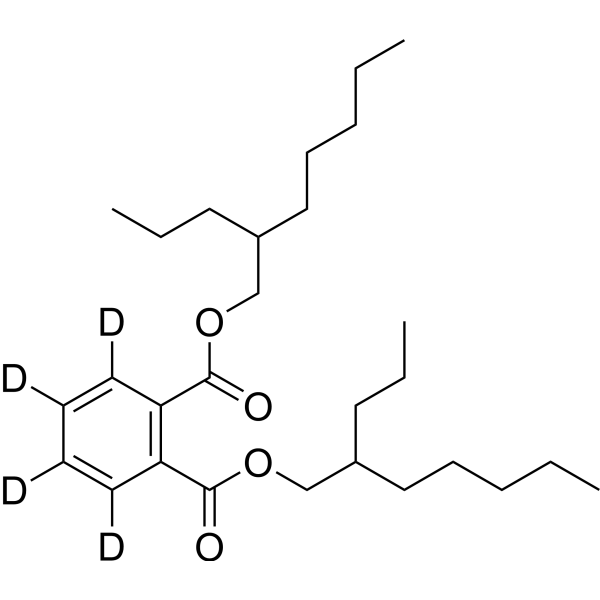 Bis(2-propylheptyl) phthalate-d4 Chemical Structure