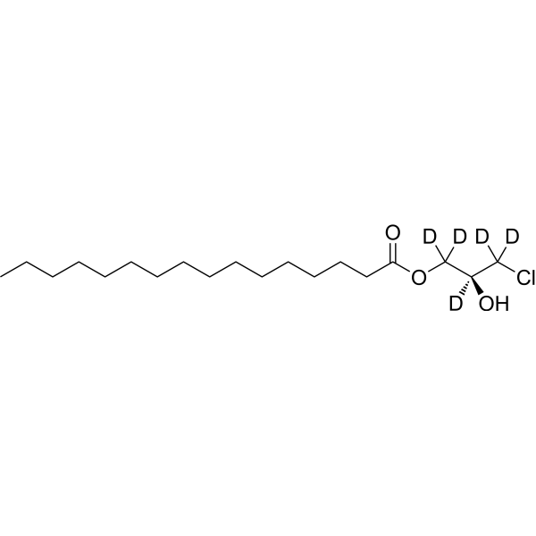 (S)-1-Chloro-3-(hexadecyloxy)propan-2-ol-d5 Chemical Structure