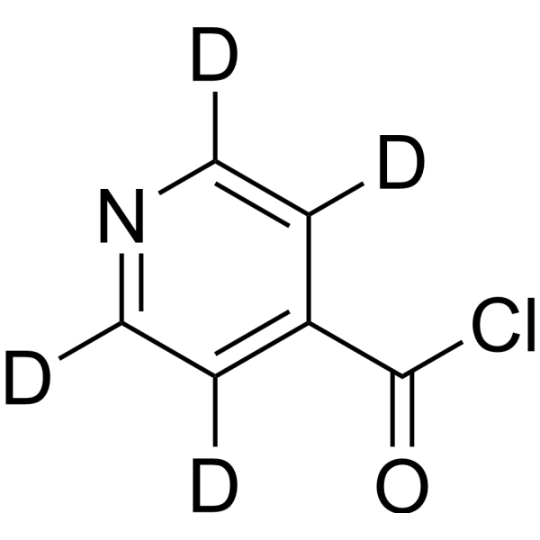 Isonicotinoyl chloride-d4 Chemical Structure