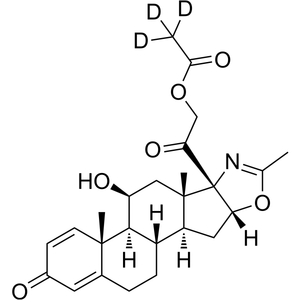 Deflazacort-d3 Chemical Structure