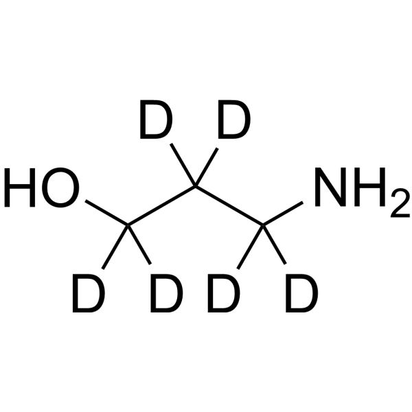 3-Aminopropan-1-ol-d6  Chemical Structure