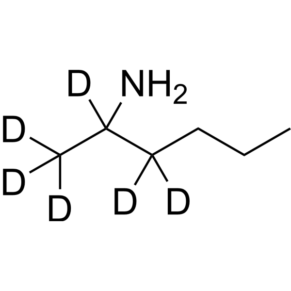 2-Aminohexane-d6  Chemical Structure