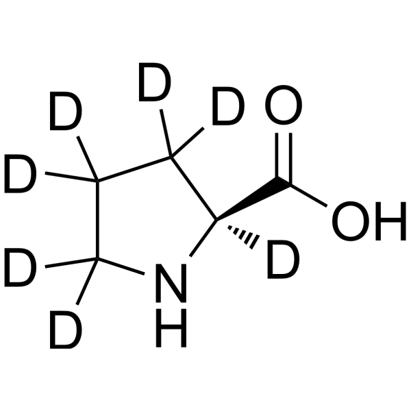 L-Proline-d7 Chemische Struktur