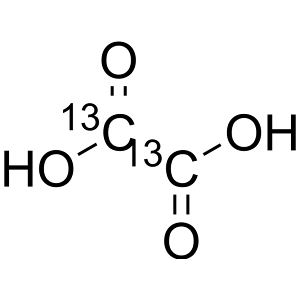 Oxalic acid-13C2 Chemische Struktur