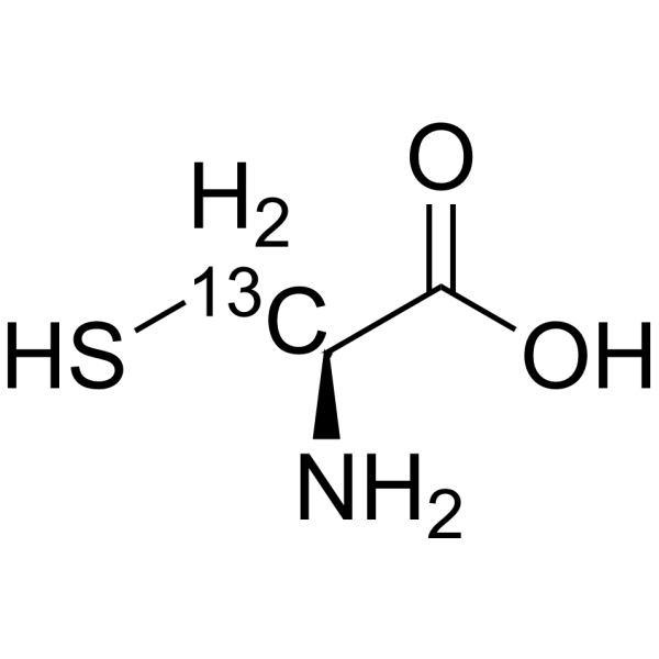 L-Cysteine-3-13C  Chemical Structure