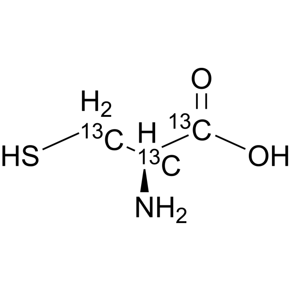 L-Cysteine-13C3  Chemical Structure