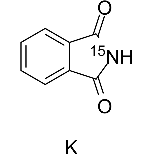 Potassium 1,3-dioxoisoindolin-2-ide-15N Chemische Struktur