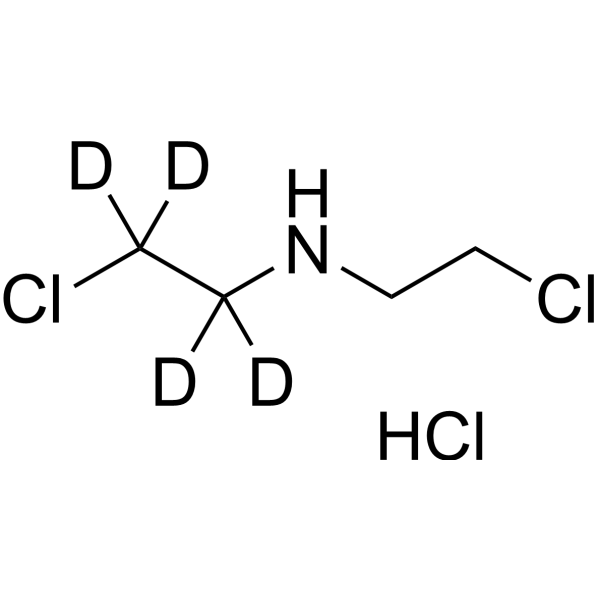 Bis(2-chloroethyl)amine-1,1,2,2-d4 hydrochloride  Chemical Structure