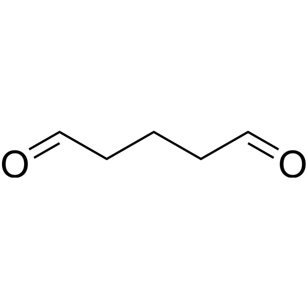 Glutaraldehyde solution, 50% in H2O  Chemical Structure