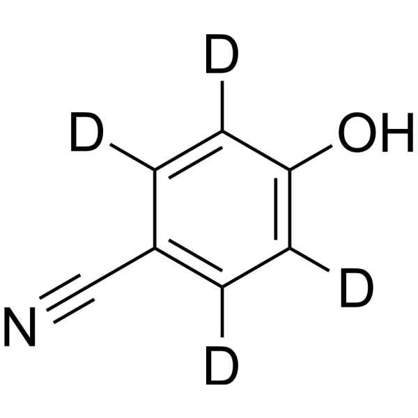4-Cyanophenol-d4  Chemical Structure