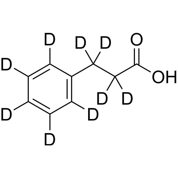 Hydrocinnamic acid-d9  Chemical Structure