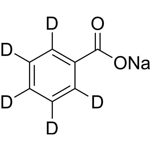 Benzoate-d5 sodium  Chemical Structure
