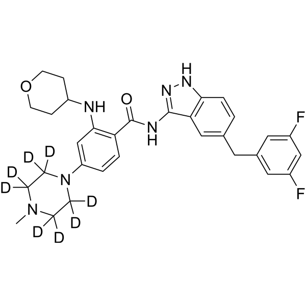 Entrectinib-d8  Chemical Structure