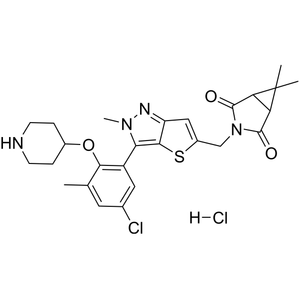 USP7-IN-10 hydrochloride  Chemical Structure