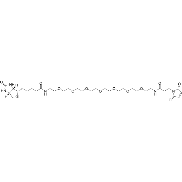 Biotin-PEG7-Maleimide  Chemical Structure