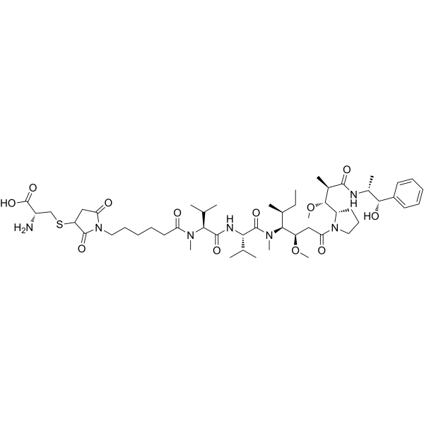 Cys-mc-MMAE  Chemical Structure