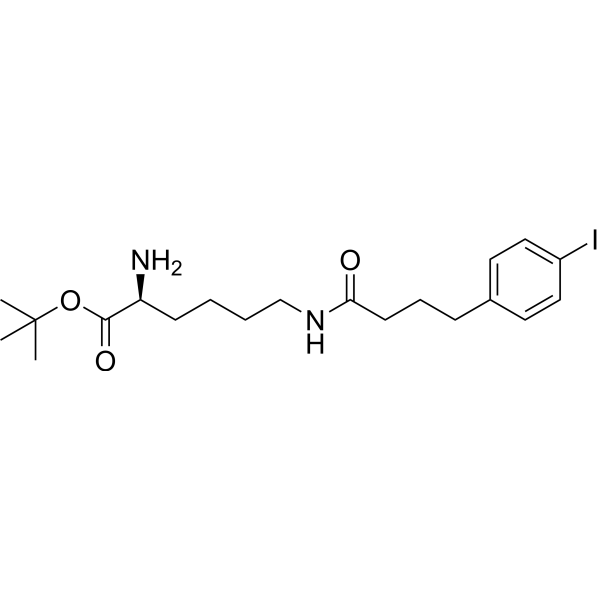 Lys(CO-C3-p-I-Ph)-O-tBu  Chemical Structure