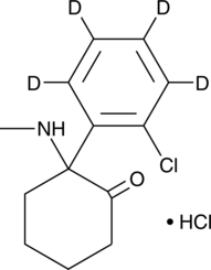 Ketamine-d4 (hydrochloride) Chemical Structure