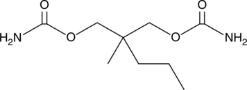 Meprobamate Chemical Structure