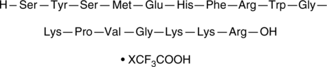 ACTH (1-17) (human, mouse, rat, porcine, bovine, ovine) (trifluoroacetate salt) Chemical Structure