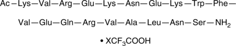 Interleukin-8 (54-72) (human) (scrambled) (trifluoroacetate salt) Chemical Structure