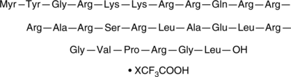 Myr-Tat-CBD3 (trifluoroacetate salt) Chemical Structure