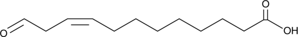 12-oxo-9(Z)-Dodecenoic Acid Chemical Structure