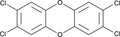 2,3,7,8-Tetrachlorodibenzo-p-dioxin Chemical Structure