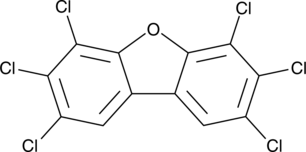 2,3,4,6,7,8-Hexachlorodibenzofuran التركيب الكيميائي