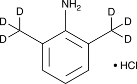 2,6-Xylidine-d6 (hydrochloride) 化学構造