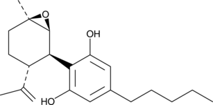 1(R),2(S)-epoxy Cannabidiol 化学構造