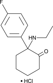 4-fluoro-2-oxo PCE (hydrochloride) التركيب الكيميائي