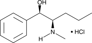 Pentedrone metabolite (hydrochloride) ((±)-Pseudoephedrine stereochemistry) Chemical Structure