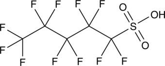 Perfluoropentanesulfonic Acid Chemische Struktur