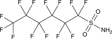 Perfluorohexanesulfonamide 化学構造