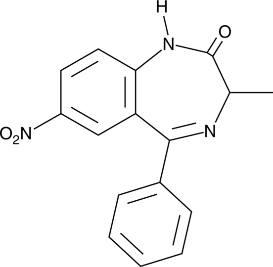 (±)-3-methyl Nitrazepam Chemical Structure