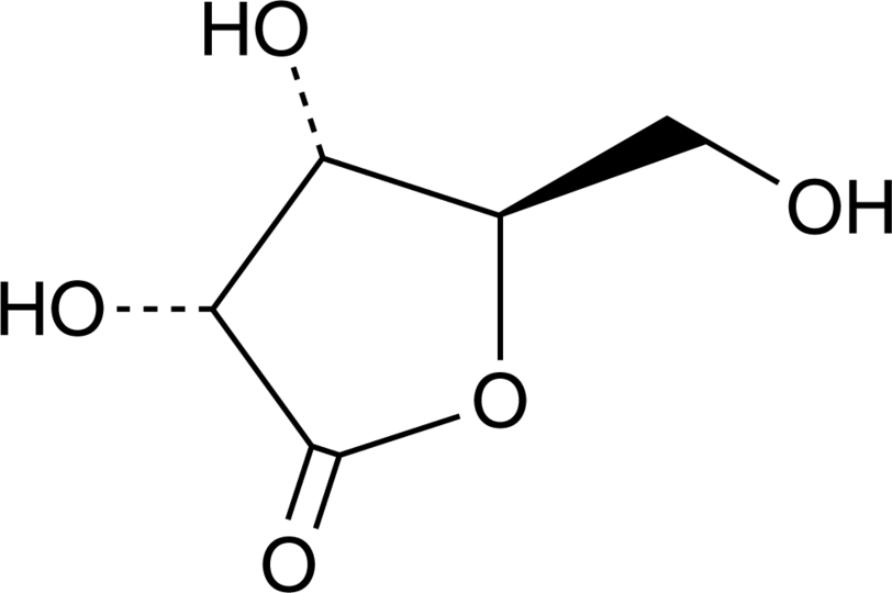 D-(+)-Ribonic Acid γ-lactone Chemical Structure