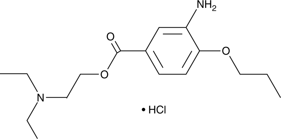 Proxymetacaine (hydrochloride) Chemical Structure