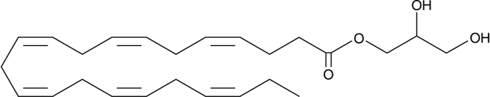 1-Docosahexaenoyl-rac-glycerol Chemische Struktur