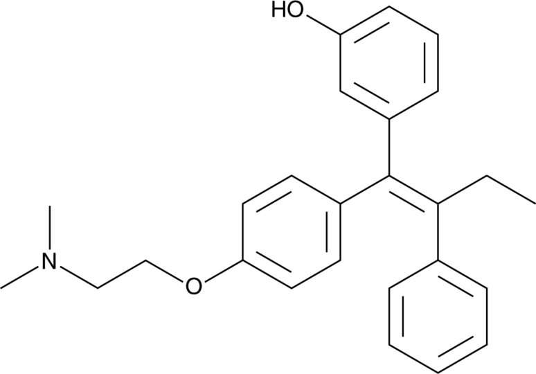 (E/Z)-Droloxifene Chemical Structure