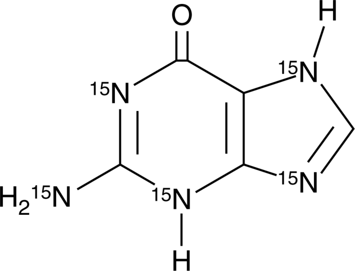 Guanine-15N5 Chemical Structure