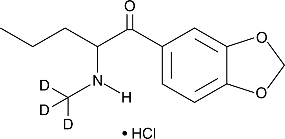 Pentylone-d3 (hydrochloride) Chemische Struktur