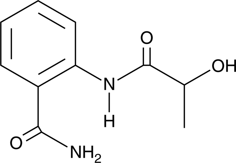 2-((2-Hydroxypropionyl)amino)benzamide Chemische Struktur