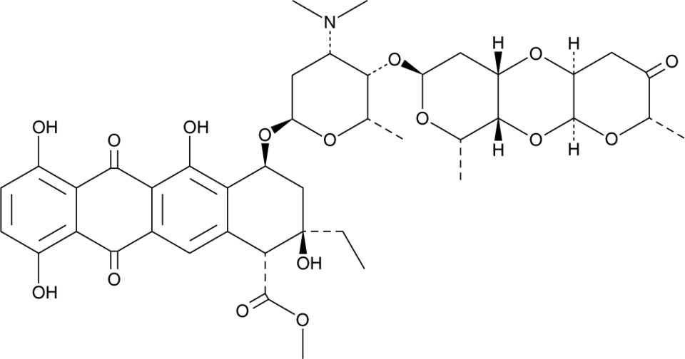 Cinerubin B Chemical Structure