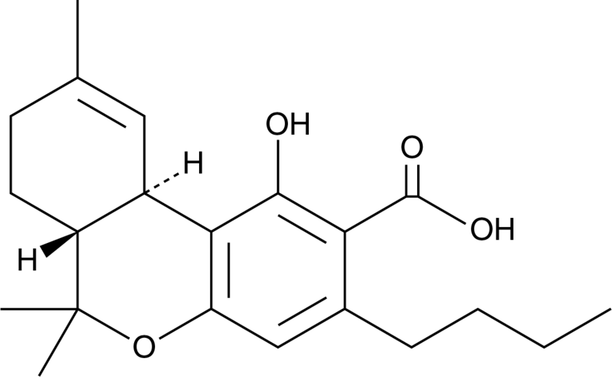 δ9-THCBA-A (exempt preparation) Chemische Struktur